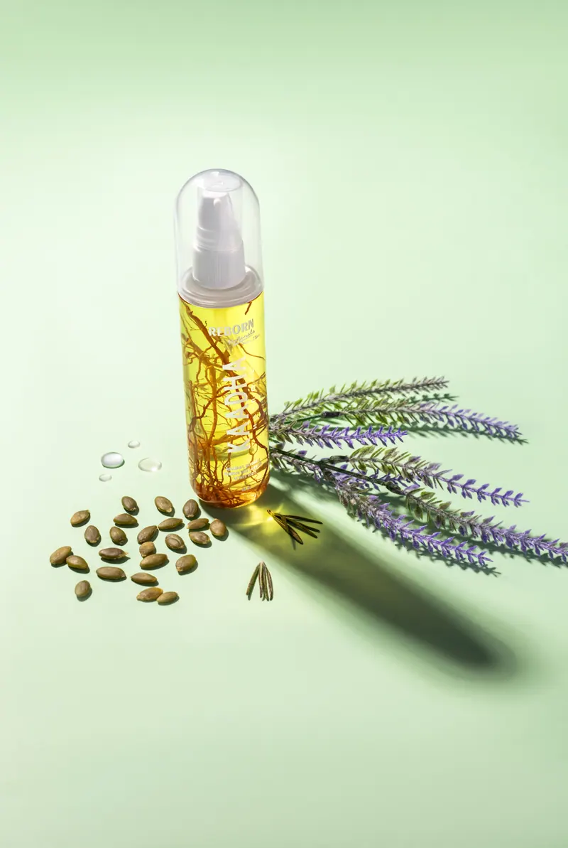 Kaadha Hair Oil with pumpkin seeds and lavender